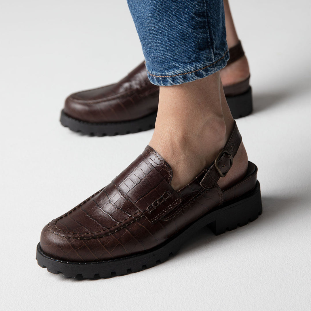 TATAR Zero Waste Slingback Loafers