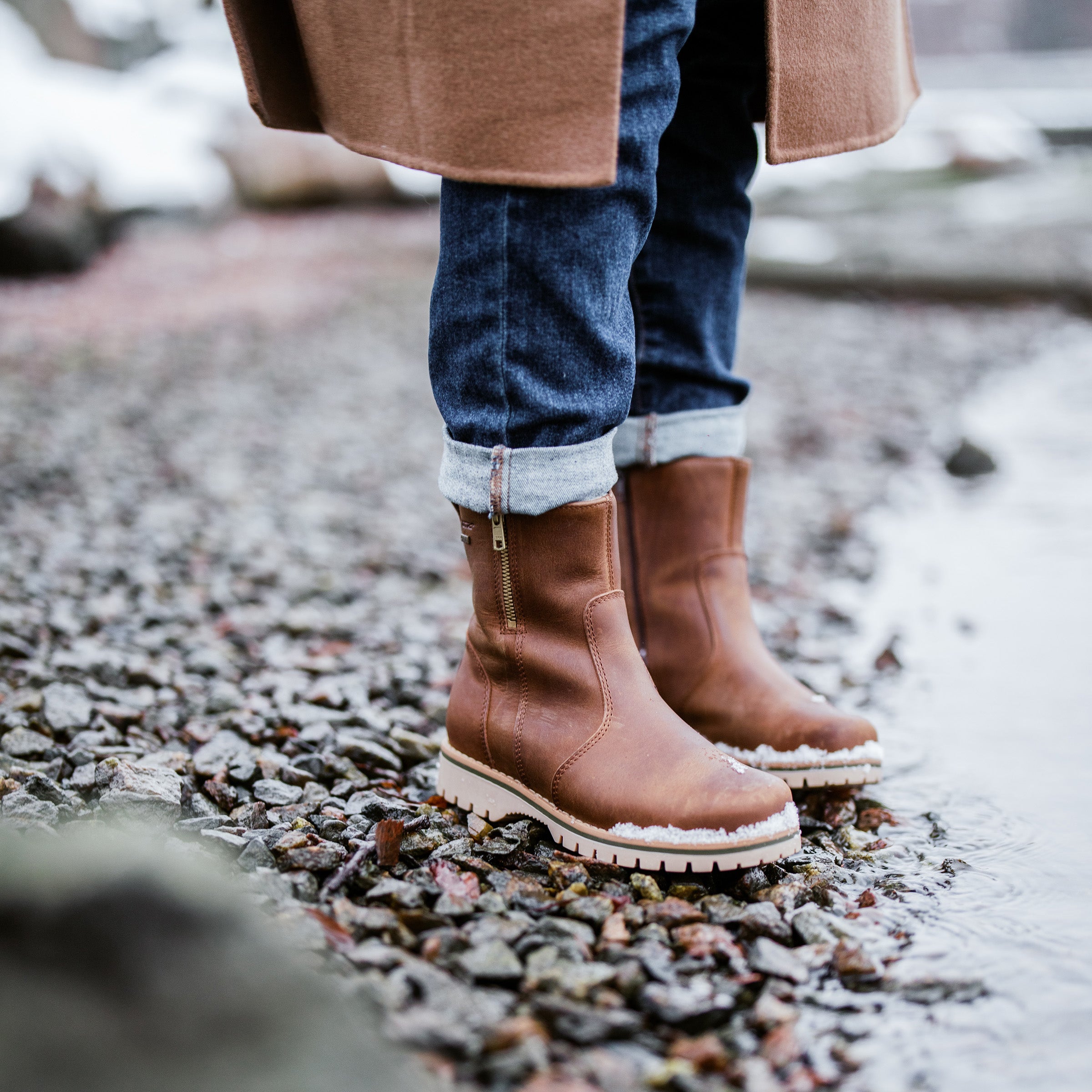 Gore tex ankle top boots womens