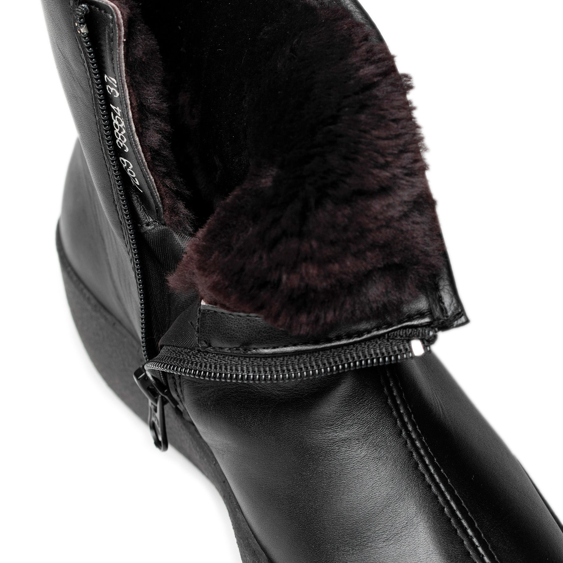 Nordic genuine shearling cuff winter outlet boot