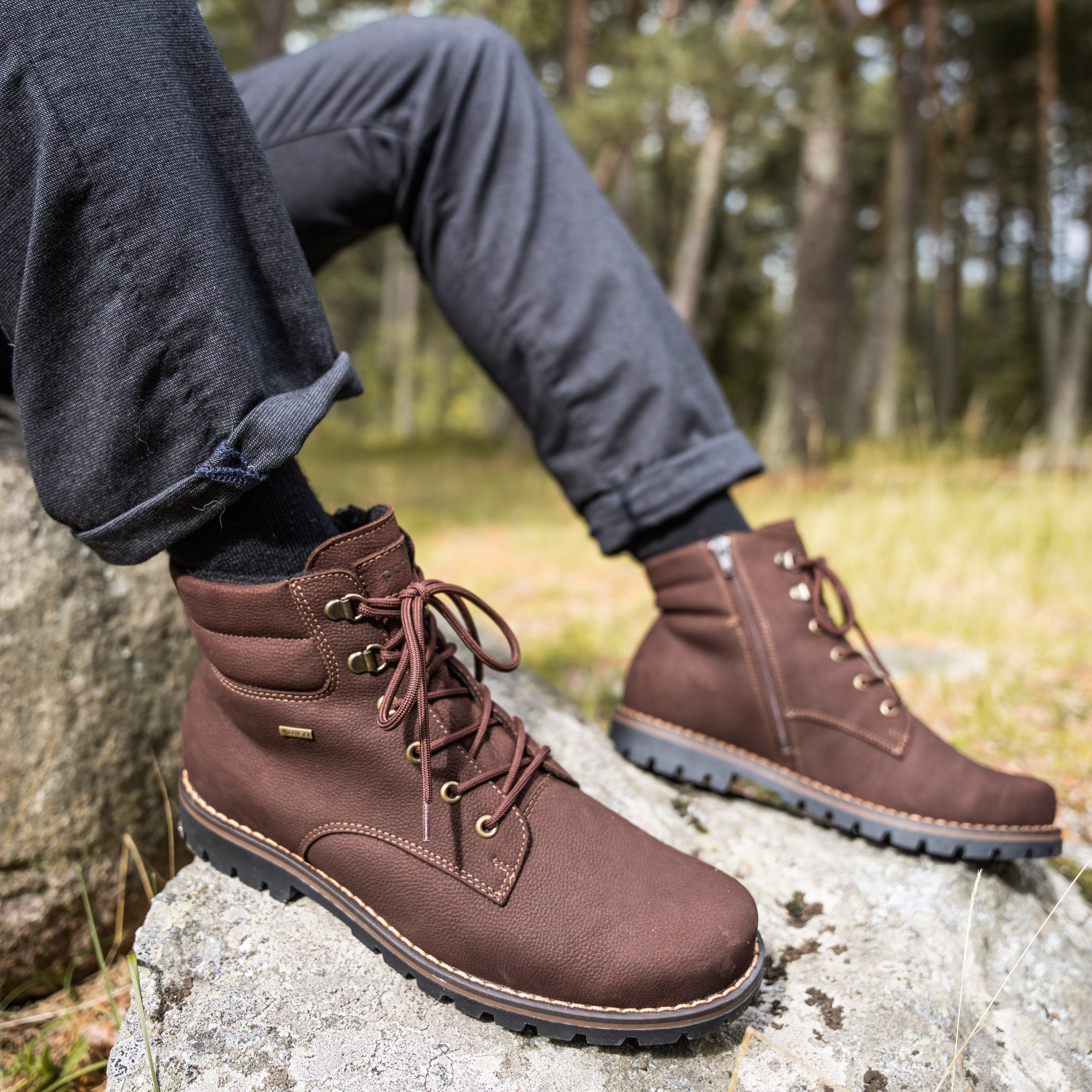 Gore tex shop leather boots